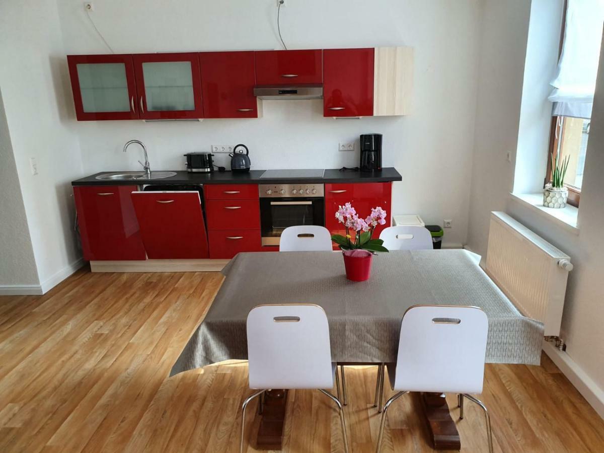 Ferienwohnung Muldental Гримма Экстерьер фото